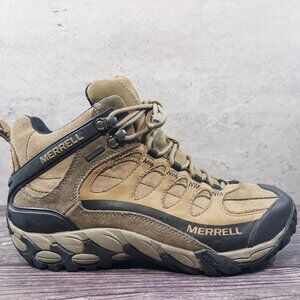 Merrell Men's Refuge Core Mid Waterproof Hiking Boots Brown - US Men 7.5
